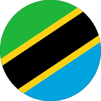 Rond Tanzania África Banderas 