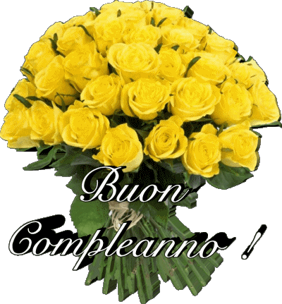 015 Transparent Background Floreale Buon Compleanno Italian Messages 