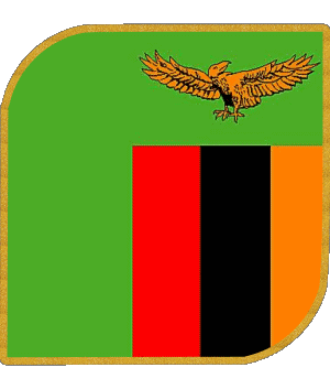 Platz Sambia Afrika Fahnen 