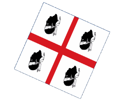 Sphere - Cube Sardaigne Italie Europe Drapeaux 