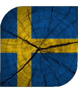 Square Sweden Europe Flags 