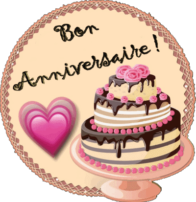 006 Gateaux Bon Anniversaire Francese Messagi 