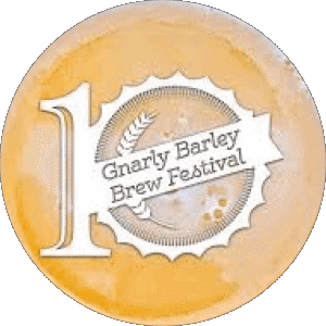 Brew festival Logo 10 Year's-Brew festival Logo 10 Year's Gnarly Barley USA Bier Getränke 