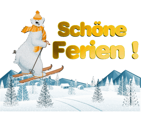 Serie 06 Schöne Ferien Winter German Messages 