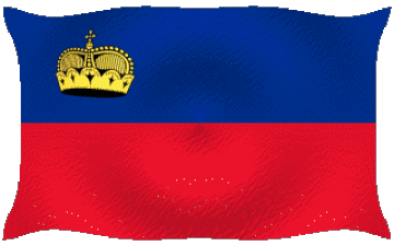 Ondulation Liechtenstein Europe Drapeaux 