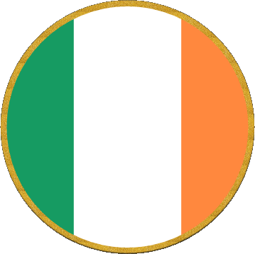 Rond Irlande Europe Drapeaux 