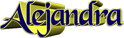 Alejandra A WEIBLICH - Spanien Vorname 
