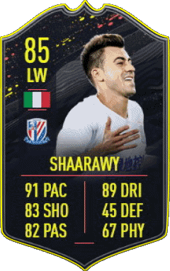 Stephan El Shaarawy Italie F I F A - Joueurs Cartes Jeux Vidéo Multi Média 