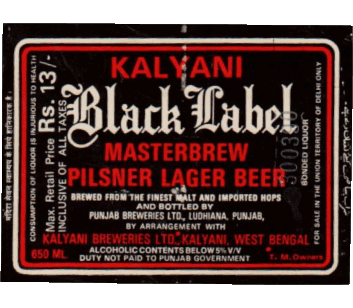 kalyani India Birre Bevande 