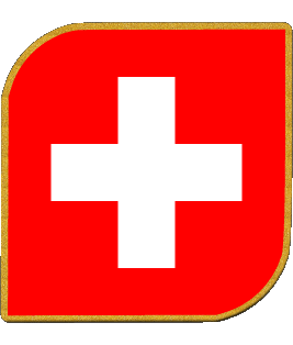 Quadrato Svizzero Europa Bandiere 