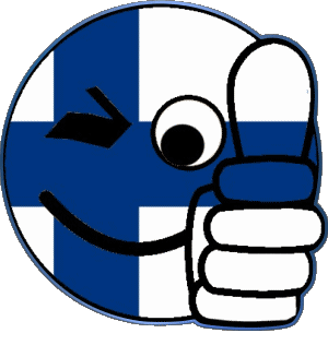 Smiley - OK Finland Europe Flags 