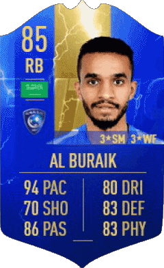 Mohammed Al Buraik Arabia Saudita F I F A - Giocatori carte Videogiochi Multimedia 