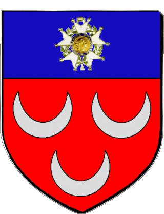 CHATEAUDUN 28 Abteilungen - Städte Frankreich Fahnen 