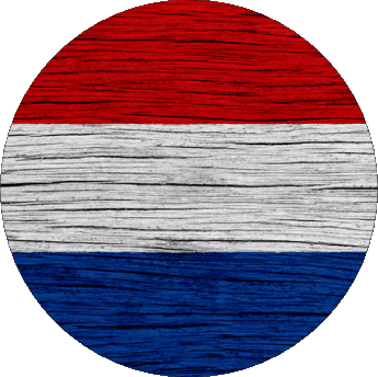 Rond Pays-Bas Europe Drapeaux 