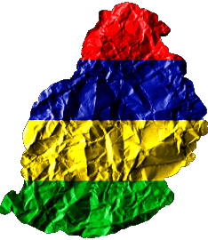 Carte Maurice Afrique Drapeaux 