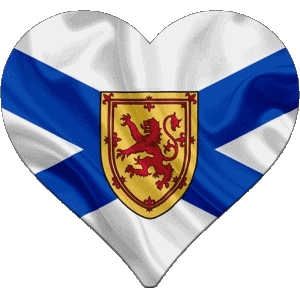 Heart Scotland Europe Flags 