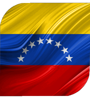 Quadrato Venezuela America Bandiere 