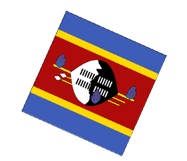 Esfera - Cubo Eswatini África Banderas 