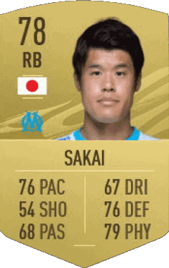 Hiroki Sakai Japan F I F A - Karten Spieler Videospiele Multimedia 