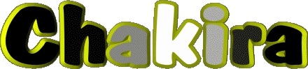 Chakira C FEMMINILE - Maghreb Musulmano Nome 