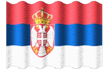 Ondulación Serbia Europa Banderas 