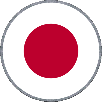 Rond Japon Asie Drapeaux 