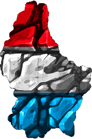 Carta Geografica Lussemburgo Europa Bandiere 