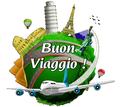 04 Fond Transparent Buon Viaggio Italien Messages 