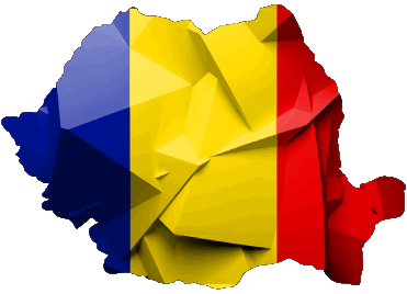 Map Romania Europe Flags 