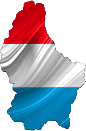 Carte Luxembourg Europe Drapeaux 