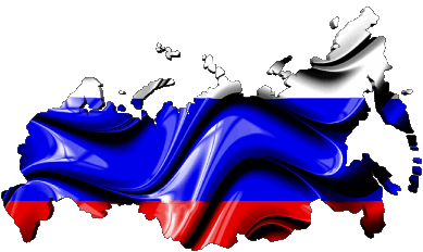 Map Russia Europe Flags 