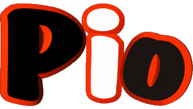 Pio P MASCULINE - Italy First Names 