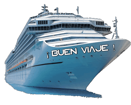 07 Fond Transparent Buen Viaje Espagnol Messages 