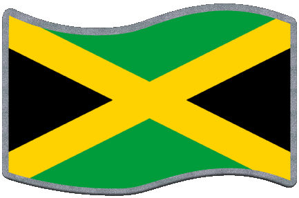 Rectangle Jamaica America Flags 