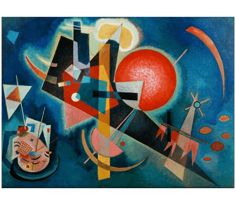 Wassily Kandinsky Künstler Maler Humor -  Fun 