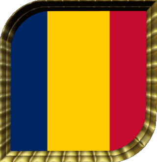 Plaza Tschad Afrika Fahnen 