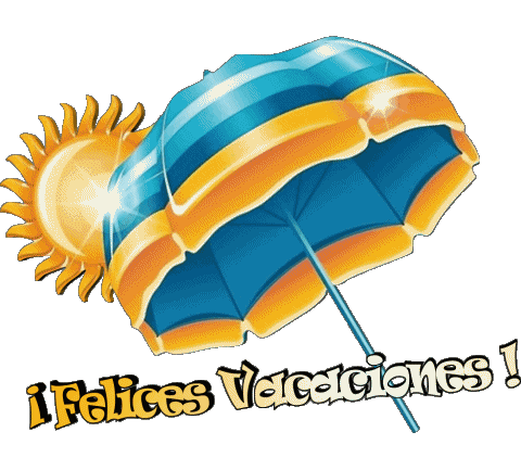 07 Sfondo trasparente Felices Vacaciones Spagnolo Messagi 