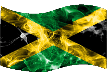 Rectángulo Jamaica América Banderas 