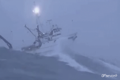 Grosses Vagues Bateaux Transports Humour - Fun 