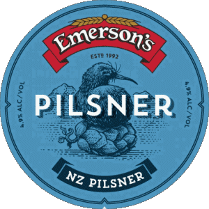 Pilsner-Pilsner Emerson's Nuova Zelanda Birre Bevande 