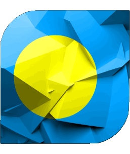 Plaza Palau Oceanía Banderas 