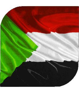 Carré Soudan Afrique Drapeaux 