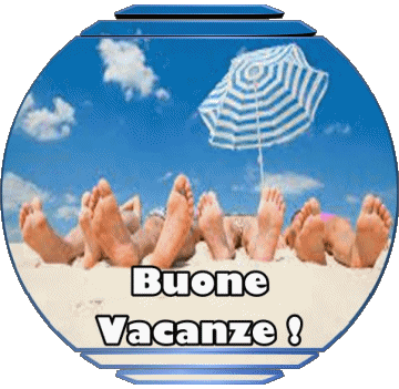 02 Sfondo trasparente Buone Vacanze Italiano Messagi 