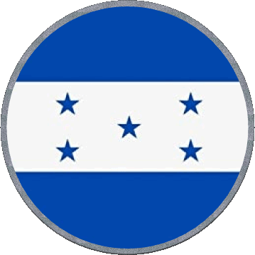 Rond Honduras Amériques Drapeaux 