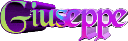 Giuseppe G MANN - Italien Vorname 