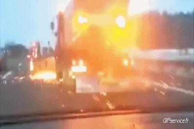 Unfall - Crash Fail LKW Transport Humor -  Fun 