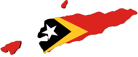 Mapa Timor Oriental Asia Banderas 
