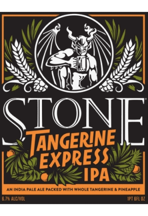 Tangerine Express IPA-Tangerine Express IPA Stone Brewing co USA Beers Drinks 