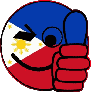 Smiley - OK Philippines Asie Drapeaux 