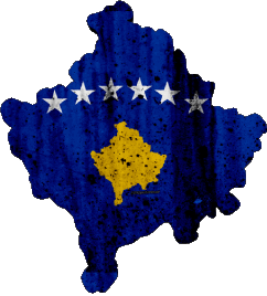 Map Kosovo Europe Flags 
